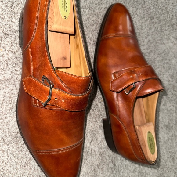 John Lobb Tan Kenton Single Monkstrap Pristine 11-11.5 main image 5